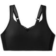 thumbnail image 3 of Brooks Women's Convertible Sports Bra for High Impact Running, Workouts & Sports with Maximum Support - Black - 40 DD, 3 of 6