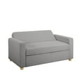 thumbnail image 4 of Serta Tennyson Scandinavian Convertible Loveseat with Full Size Sleeper, Grey Boucle Fabric, 4 of 7