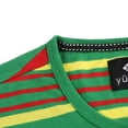 thumbnail image 4 of YUBIKWETE Men's Short Sleeve T-Shirts Striped Crew Neck Tee, 4 of 6