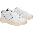 thumbnail image 2 of HEYDUDE Women Karina DBL Duo Suede , Egret/Multi, 12, 2 of 6