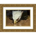 thumbnail image 1 of Cox, Mark 24x17 Gold Ornate Wood Framed with Double Matting Museum Art Print Titled - Cool Drink on a Hot Day, 1 of 4