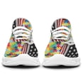 thumbnail image 6 of Autism American flag Shoes Trail Running Shoe Non-Slip Breathable Comfortable Sneakers White Size 7.5, 6 of 7