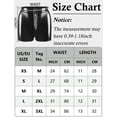 thumbnail image 7 of Aivtalk Women's PU Leather Booty Shorts Shiny Metallic Hot Pants High Waisted Bottoms Straight Leg Boyshort Panties Casual Streetwear Black M, 7 of 7