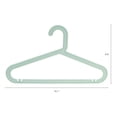 thumbnail image 2 of REGALWOVEN 20 Pack Pants Hangers,  Plastic Hangers, Durable Space Saving Clothes Hangers for Clothing, Closet, Coats, Shirts, Pants, or Jeans Green, 2 of 6