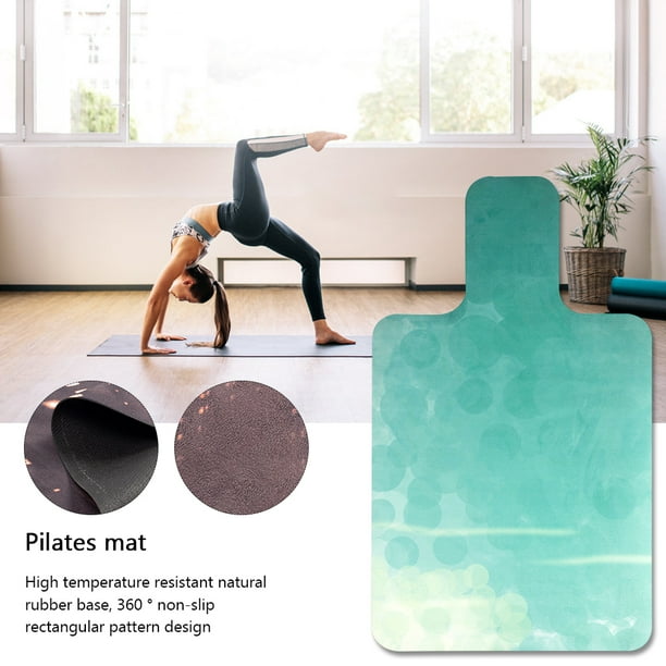 Peggybuy Pilates Reformer Mat Natural Rubber Yoga Meditation Pad Anti Slip Protection Pad