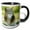 Black/White, variant on 3drose, Gray Wolf, Timber Wolf. Bear World, Wyoming. Usa - Us51 Pox0035 - Pete Oxford, 11oz Magic Transforming Mug