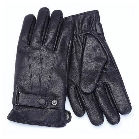 Lambskin Gloves - Mens Lambskin Leather Cellphone Tablet Touchscreen Gloves