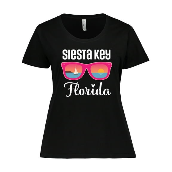 Inktastic Siesta Key Florida Beach Trip Women's Plus Size T-Shirt