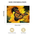 thumbnail image 3 of BCIIG Monarch Butterflies On Sunflowers Decorative Wall Art  Pictures Canvas Prints plant Colorful  for Home Art Print for Living Room Bedroom Unframed 20"x16" 20x16in, 3 of 6