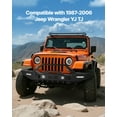 thumbnail image 2 of VEVOR Front Bumper Compatible with 1987-2006 Jeep Wrangler YJ TJ with LED Light, 2 of 9