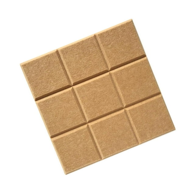 Thinsony Cork Board Tiles 12 x 12 Message Home Board Board School yellow 12 Inch x 12 Inch 1Set