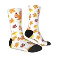 thumbnail image 4 of Yiaed Cartoon Squirrel Print Great elasticity Crew Socks Sports socks for Men and Women, 4 of 5