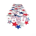 thumbnail image 2 of Tepsmf Independence Day Embroidered Table Runner Patriotic Red White Blue Star Table Runner American Flag Dining Table Decor for Fourth of July Memorial Day Seasonal Home, 2 of 8