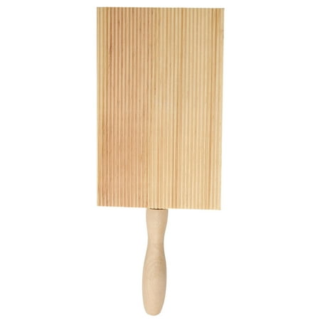 

NUOLUX 1Pc Household Garganelli Board Practical Wooden Pasta Gnocchi Board (Khaki)
