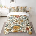 thumbnail image 2 of YST, Retro Flower, Bedding Set, Floral, 7-Piece, Botanical Flowers, Queen Size, 2 of 5