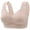 Grey, variant on Gymayou Plus Size Wireless Thin Lace Bra for Women Breathable Floral Mesh Full Coverage Support Bra Comfort Lightweight Daily Underwear for Full Figure Ladies Beige 36