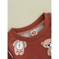 thumbnail image 5 of Liacowi Baby 2 Piece Spring Outfit Cute Cartoon Bear Print Long Sleeve Sweatshirt and Pants Set for Newborn Infant Fall Clothes, 5 of 8