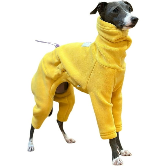 HQREA Dog Winter Warm Coat for Italian Greyhound Fullbody Whippet Dog Onesie
