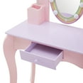 thumbnail image 6 of Fantasy Fields Little Princess Vanity with LED Illuminated Mirror, Pink, 6 of 6