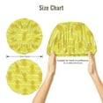 thumbnail image 5 of Yiaed Gold Pineapple Print Satin Bonnet Silk Bonnet Hair Bonnet for Sleeping Hair Bonnets, 5 of 6