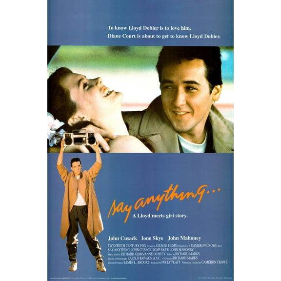Say Anything Movie Poster #01 11x17in Multi Color Rectangle Bad Dog Posters
