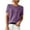 Purple, variant on purcolt Women's Short Sleeve Sweater Casual Crew Neck Knitted Tops Shirt Lightweight Soft Pullover Sweaters