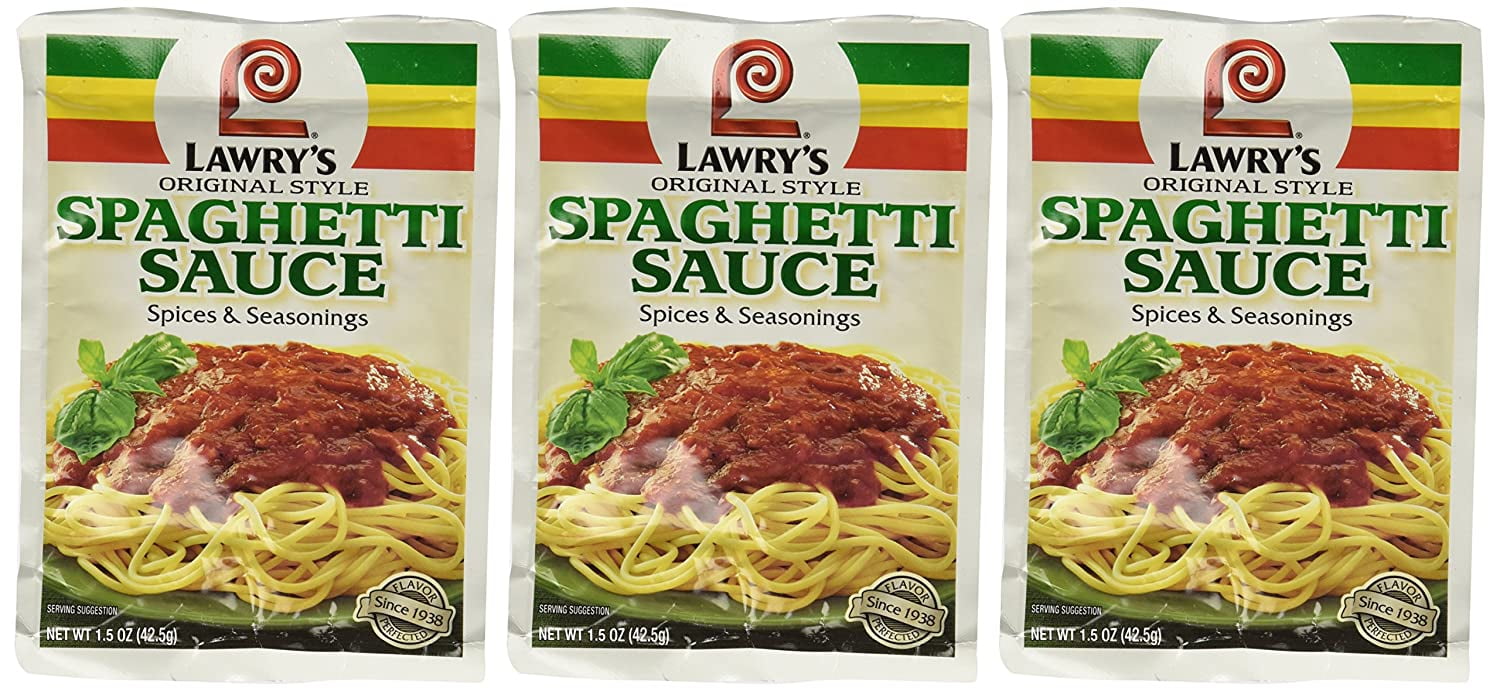 Lawrys Original Spaghetti Sauce Mix 3 pack