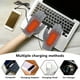 thumbnail image 4 of Guantes Calefactables Usb, de Punto, con Dedos Completos, para Pantalla Táctil, de Invierno, con Alimentación Usb, Negros o Grises, 1 Par para Actividades Al Aire Libre, 4 of 6
