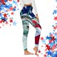 thumbnail image 2 of Gibobby Leggins estampados Pantalones yoga ajustados para mujer Leggings con estampado del Día la Independencia（Blanco， S), 2 of 4