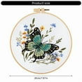 thumbnail image 5 of Embroidery Set Embroidery Starter Kits Butterfly Floral Embroidery Kits, 5 of 20