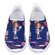 thumbnail image 1 of Zapatillas antideslizantes con estampado de enfermera de dibujos animados, zapatillas de malla ligeras y sin cordones, zapatillas cómodas para caminar de verano para adultos y niños, zapatos planos, 1 of 5