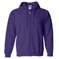 thumbnail image 1 of Gildan Heavy Blend  Adult Full Zip Hooded Sweatshirt Top, 1 of 5