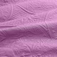 thumbnail image 3 of Ameha 3 Piece Reversible Quilt Set Ultra Soft Floral Coverlet Microfiber Bedding Set Cal.King Purple All Season, 3 of 11