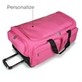 thumbnail image 5 of Mavii Dance Bag with Garment Rack, Dance Duffel-Wheeled 28 Inch Collapsible Bag, Lightweight Aluminum Rack, Hot Pink, 5 of 7