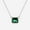 Platinum, variant on High-grade Inlaid Zircon S925 Silver Necklace Women's Crystal Pendant