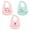 Cute Fruit, variant on Hudson Baby Infant Girl Silicone Bibs 3pk, Ice Cream, One Size