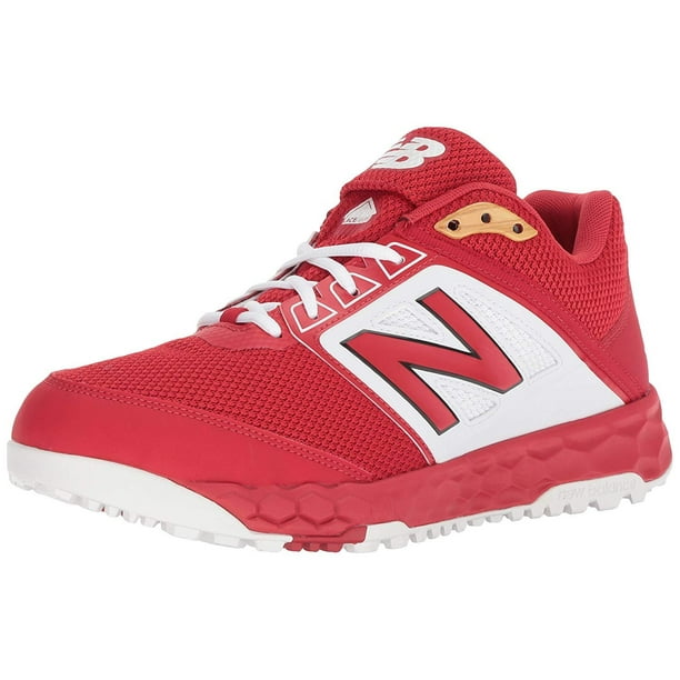 New Balance Men's 3000v4 Turf Baseball Shoe, red/White, 9.5 D US ...