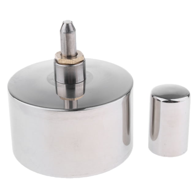 Laboratorio de pared pesada Alcohol / Lámpara de alcohol / Quemador de acero inoxidable con mecha, 400 ml SM SunniMix Lámpara de alcohol de acero inoxidable