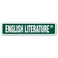 thumbnail image 1 of SignMission SS-ENGLISH LITERATURE 4 x 18 Po Littérature Anglaise Panneau de Rue, 1 of 1
