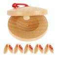 thumbnail image 1 of HEATSHAKING 6 Pcs Instrument de Percussion à Main pour Enfants Instruments Ronds Orff Entraînement Rythmique, 1 of 8