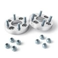 thumbnail image 4 of 1 inch Golf Cart Wheel Spacers (4x4 Bolt Pattern, 62mm Bore, 1/2x20 Studs, Cone Seat Nuts) Compatible with EZ GO EZGO Club Car (Widens Track by 2 inches) 4x101.6 25mm 4pcs, 4 of 7