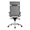 thumbnail image 3 of Studio Swivel Office Chair High Back Grey Vegan Leather, 3 of 4