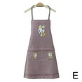 thumbnail image 5 of SharkTRUE Oilproof Cartoon Aprons Women Kitchen Apron Cooking Baking BBQ With Pocket, 5 of 9
