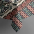 thumbnail image 5 of Boho Blue Elaborate Ethnic Pattern Square Tablecloth,Waterproof Square Table Cover,Wipeable Spillproof Washable Table Cover for Home Kitchen Party Decor 42"X42"(107x107cm), 5 of 6