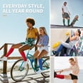 thumbnail image 3 of 3 Pairs Knee High Compression Socks for Men Women, Graduated Support Socks, Breathable Stretch Fit for Travel, Running, Work and Daily Wear, 3 of 6