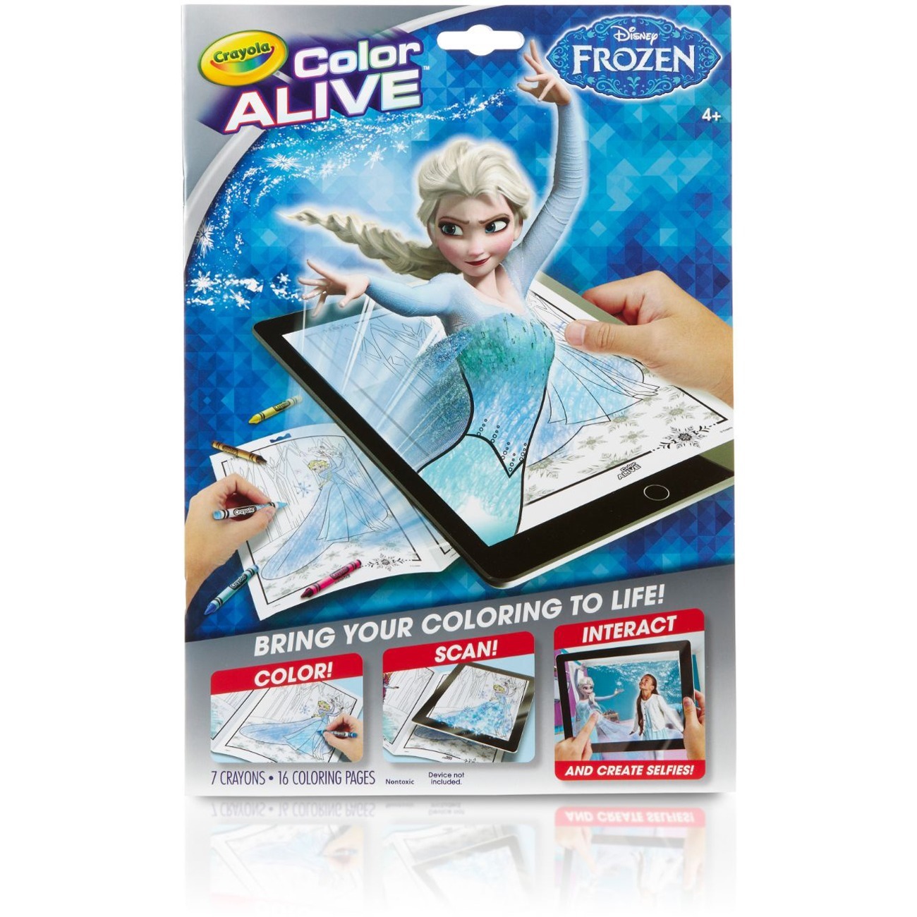 Crayola Color Alive Virtual Coloring Book, Disney Frozen