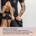 thumbnail image 4 of Wild One Dog Harness, The Original No-Pull, Pet Harness with 3 Leash Clips, Adjustable Soft Padded Vest, Comfortable, Stretchy, Size XS, Black, 4 of 7