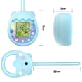 thumbnail image 3 of Funda de silicona para máquina de mascotas E con forma de animal de dibujos animados para Tamagotchi Pix (azul), 3 of 8