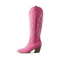 thumbnail image 3 of DREAM PAIRS Women's Knee High Cowboy Boots Classic Embroidered Western Boots with Pointed Toe Flexible Non-Slip Chunky Heel Boots, 3 of 6
