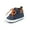 B09/Blue, variant on Bonario Baby Boys Girls Shoes Infant High Tops Ankle Sneakers Soft Anti-Slip Sole for First Walkers 3-18 Months